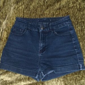 High Waisted Jean Shorts
